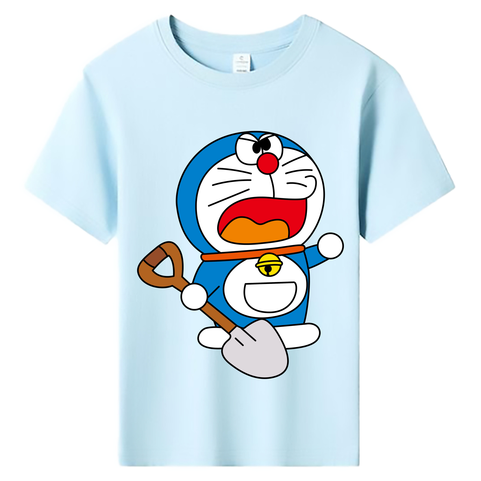 （画像用） ドラえもん Doraemon 綿100％キッズTシャツ（フロントプリント）